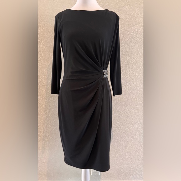 Evan-Picone Black Label Sheath Cocktail Dress – Size 6 - Picture 1 of 12
